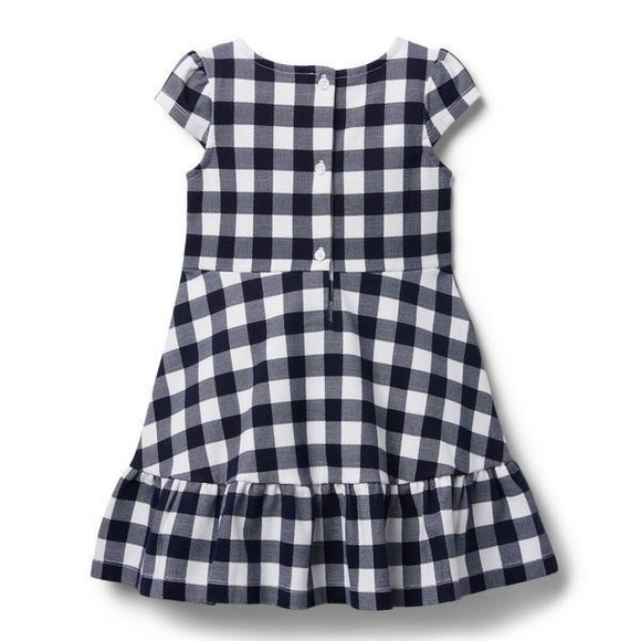 Janie and Jack Gingham Ponte Dress - Picture 3 of 6